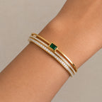 Green Prism Bangle N3VO