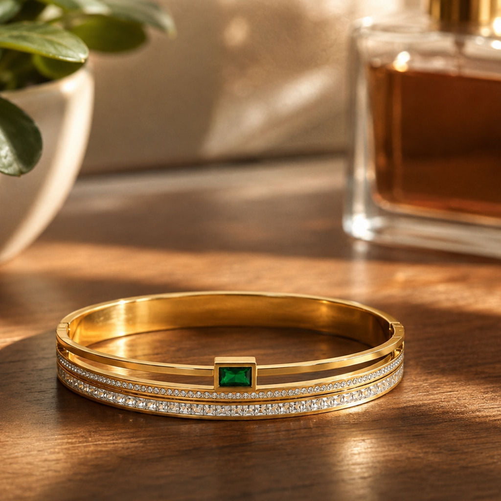 Green Prism Bangle N3VO