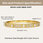 Luxe Grid Bangle N3VO