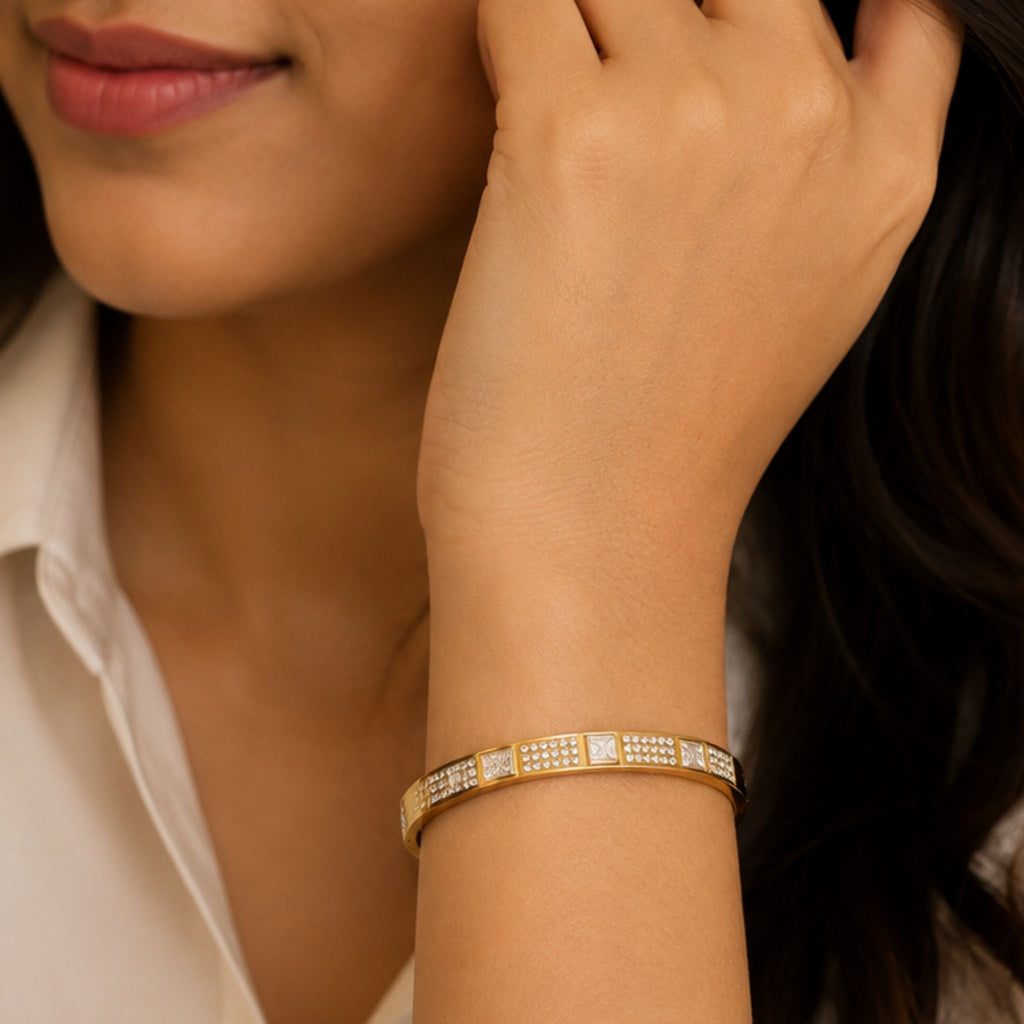 Luxe Grid Bangle N3VO