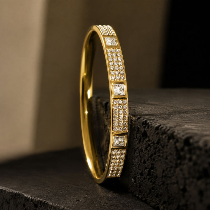 Luxe Grid Bangle