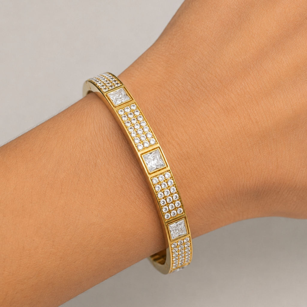 Luxe Grid Bangle N3VO