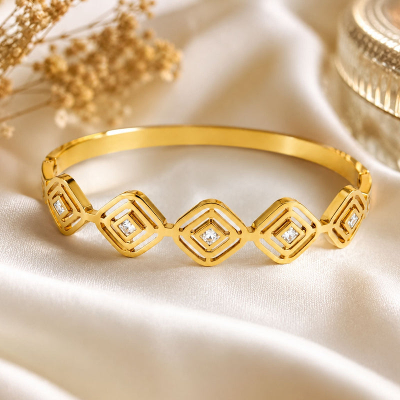Diamond Shaped Bangle