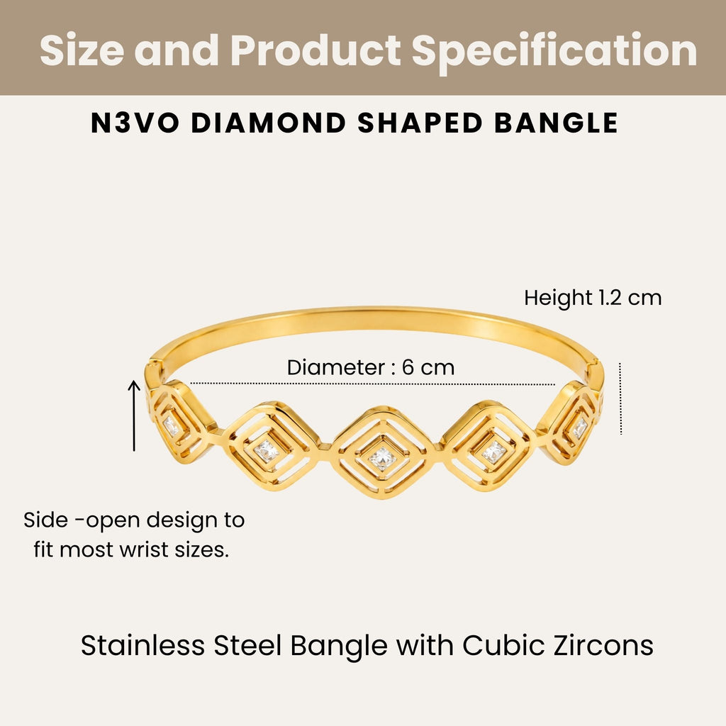 Diamond Shaped Bangle N3VO