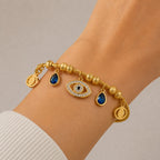 Evil Eye Charm Bangle N3VO