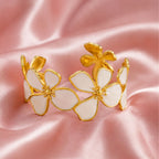 White Floral Cuff N3VO