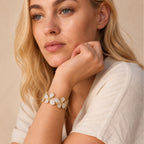 White Floral Cuff N3VO