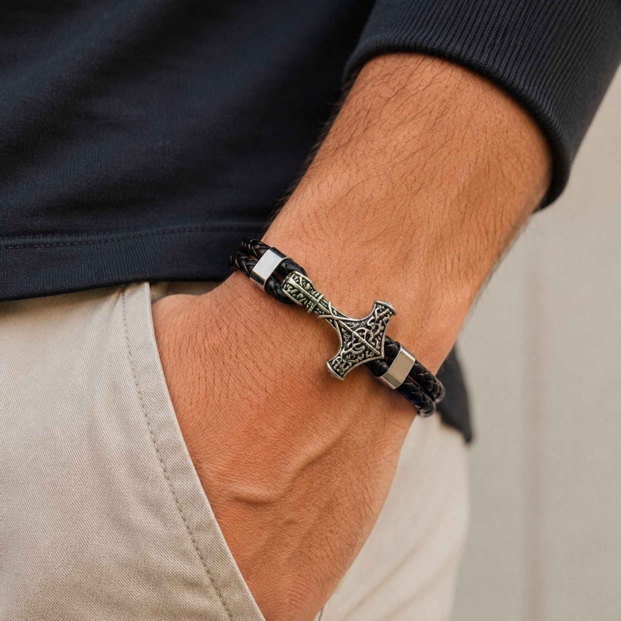 Viking Hammer Bracelet