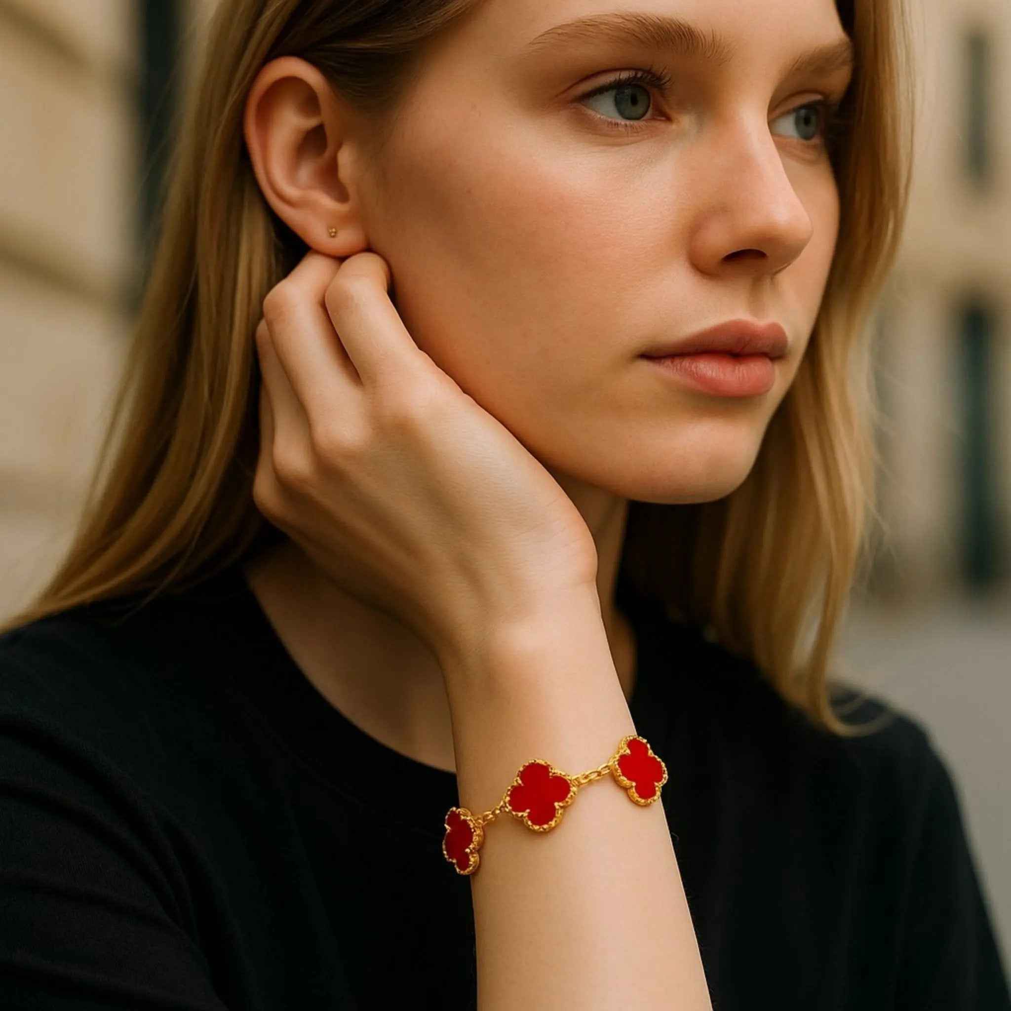 Red Clover Bracelet