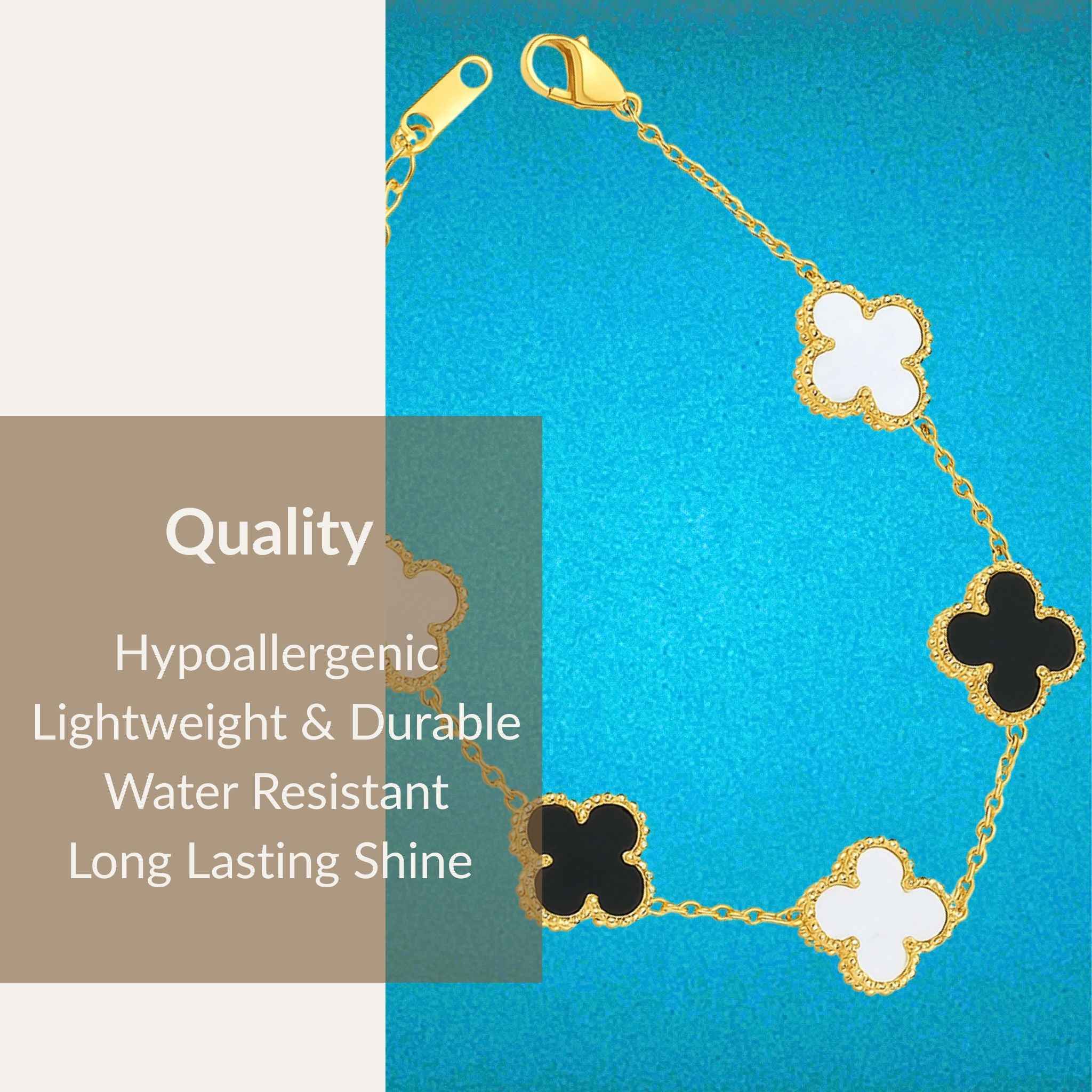 Dual Clover Charm Bracelet N3VO