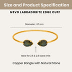 Labradorite Edge Cuff N3VO