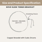 Sleek Tennis Bracelet N3VO
