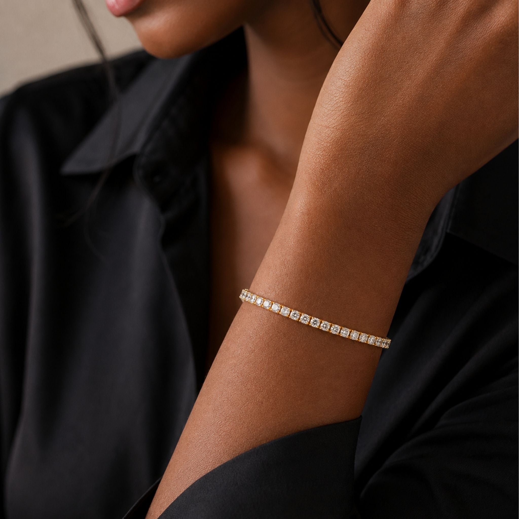 Sleek Tennis Bracelet (Copy) N3VO