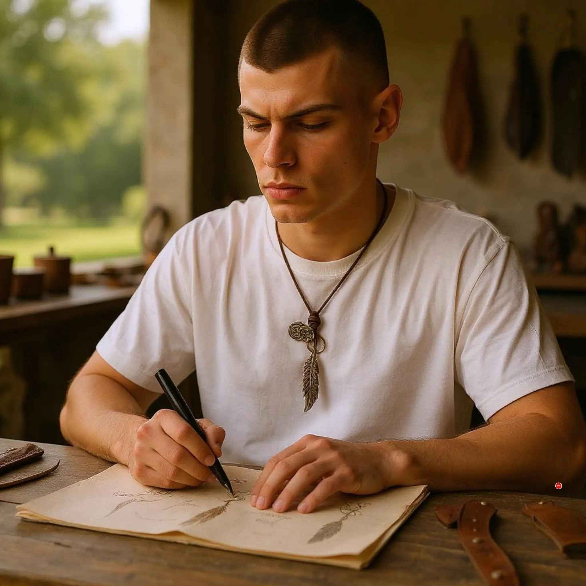 Wanderer Feather Pendant