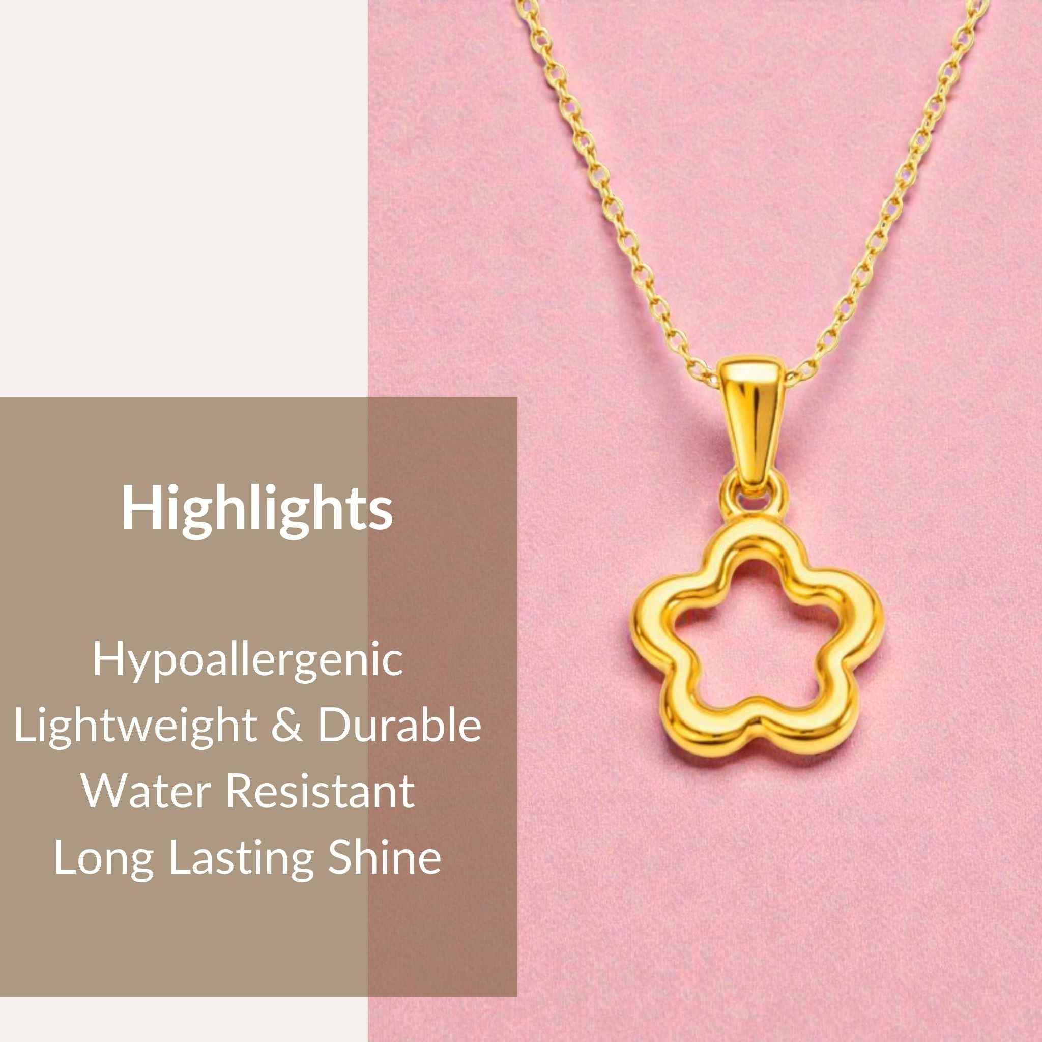 Floral Charm Necklace N3VO