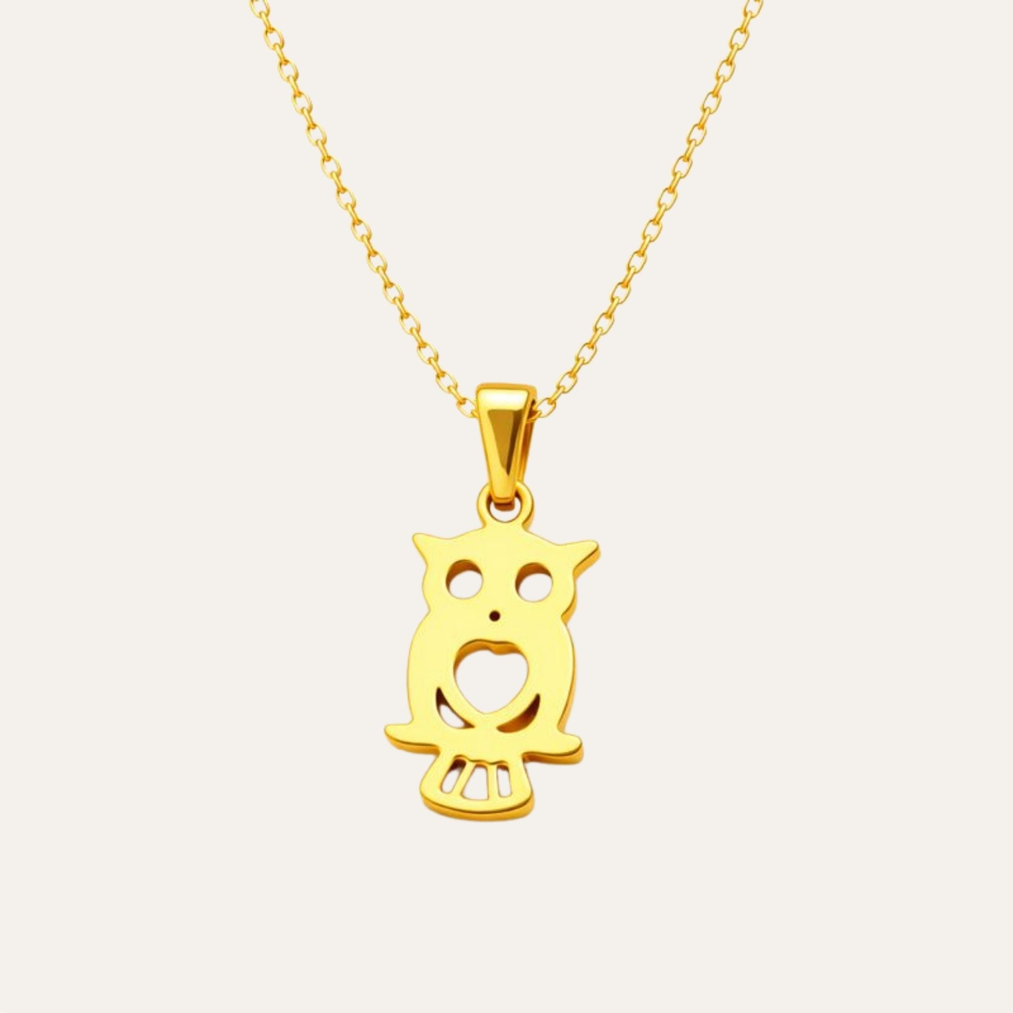 Golden Owl Necklace N3VO