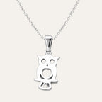 Silver Owl Necklace N3VO