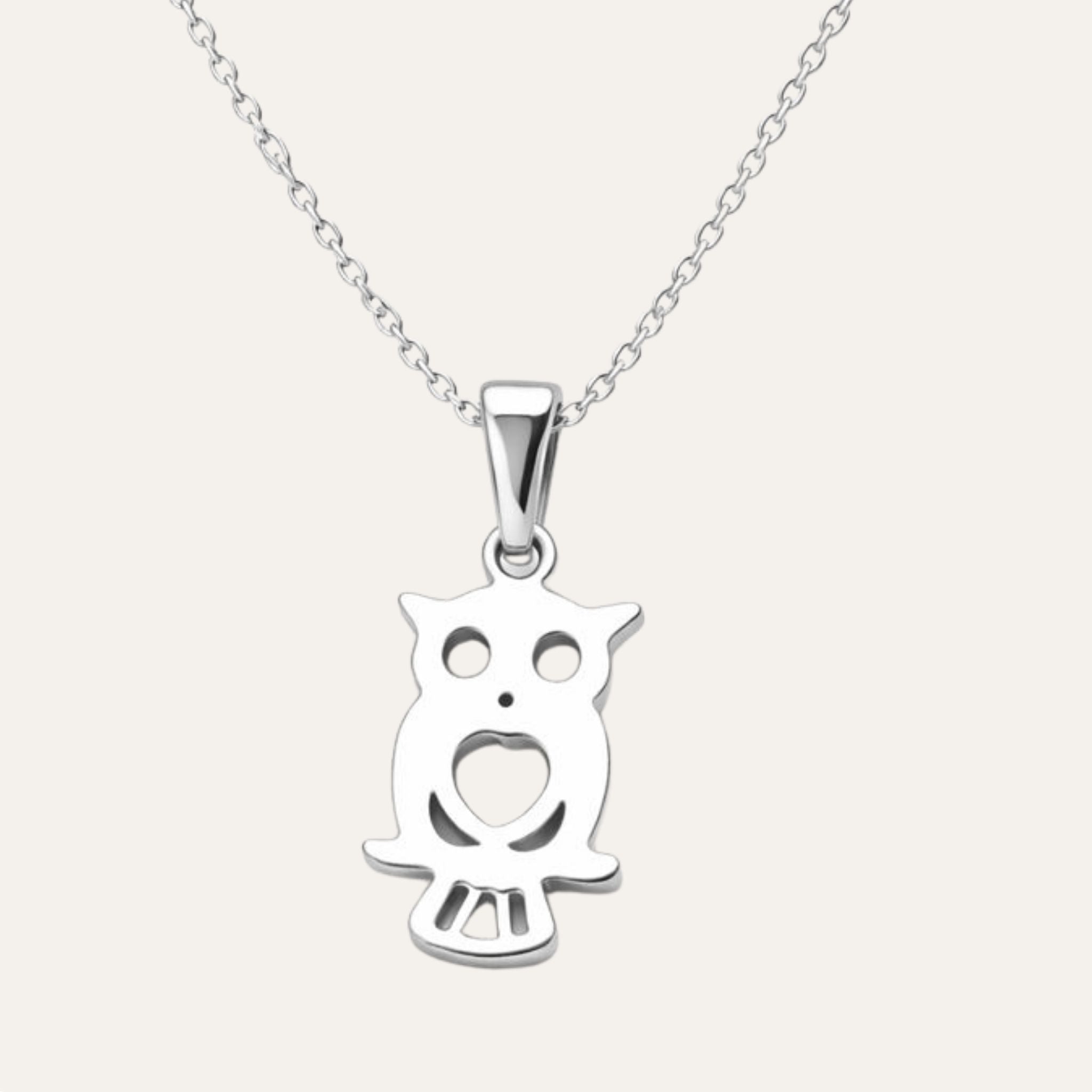 Silver Owl Necklace N3VO