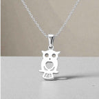 Silver Owl Necklace N3VO