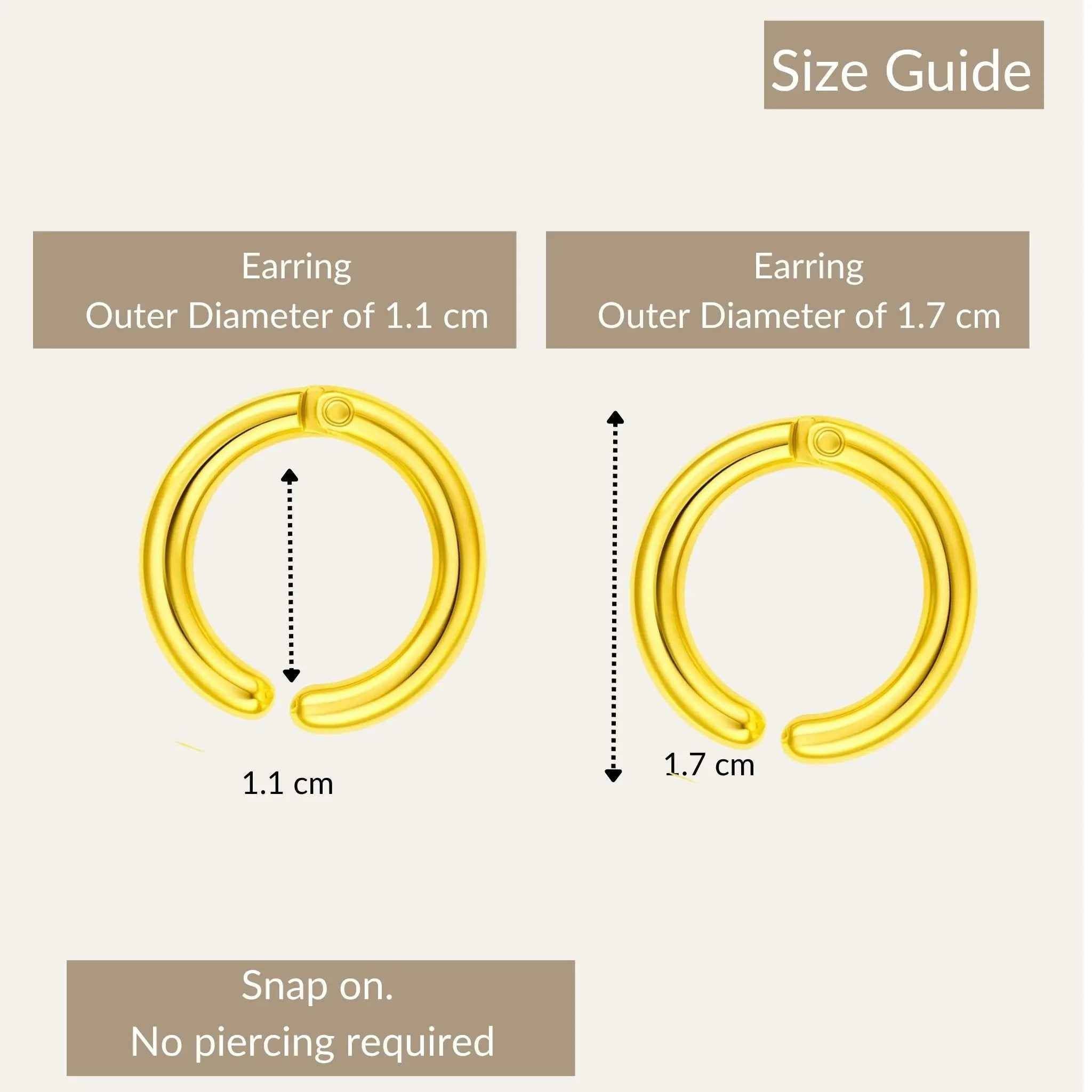 Gold Gleam Hoop