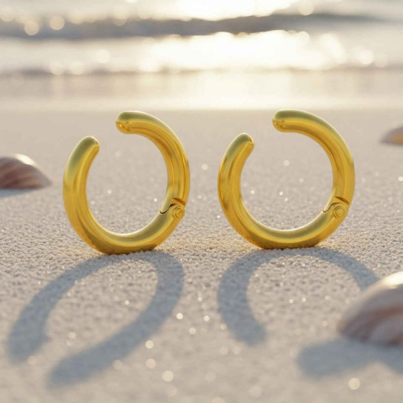 Gold Gleam Hoop
