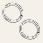 Silver Sleek Hoop