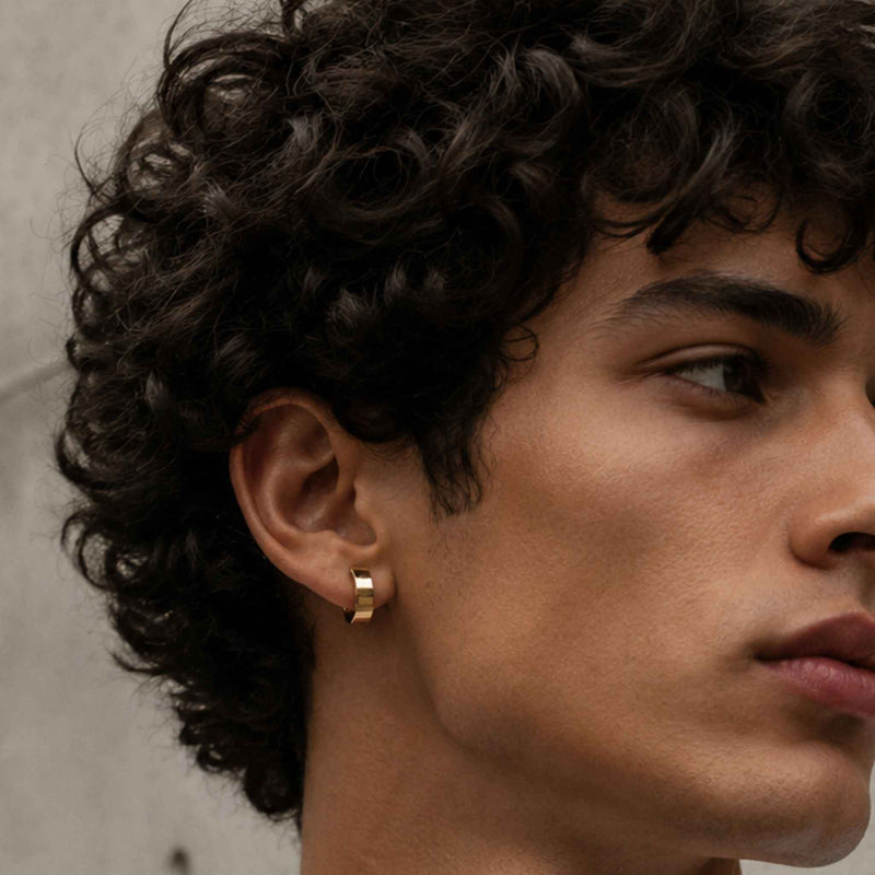 Forge Gold Hoops