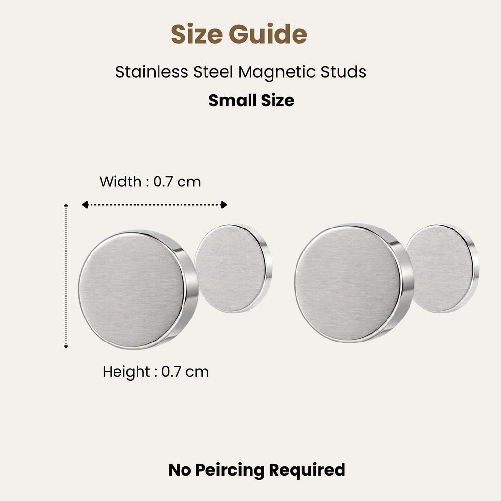 Silver Disc Studs N3VO