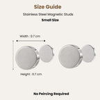 Silver Disc Studs N3VO