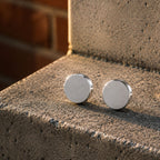 Silver Disc Studs N3VO