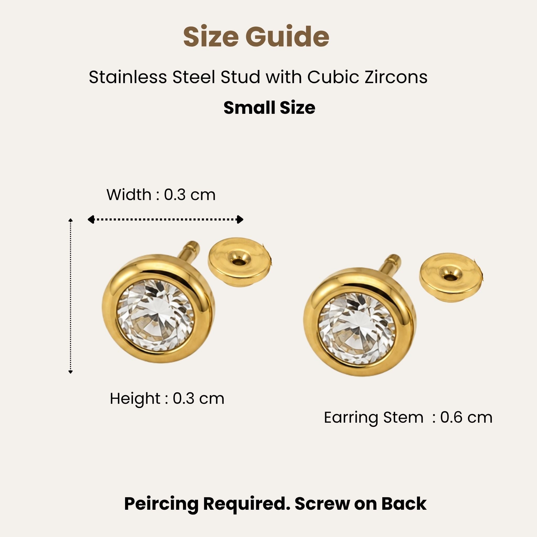 Halo CZ Studs N3VO