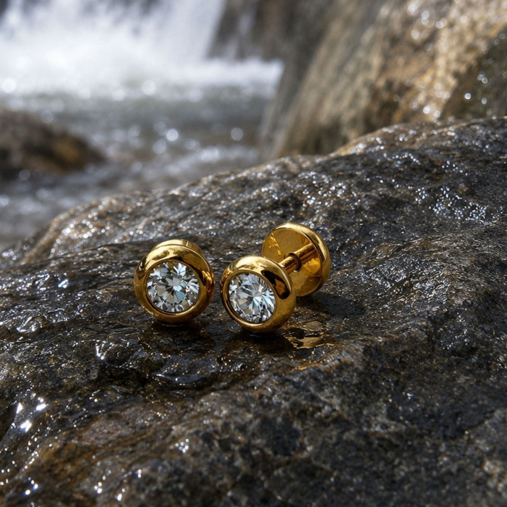 Halo CZ Studs N3VO