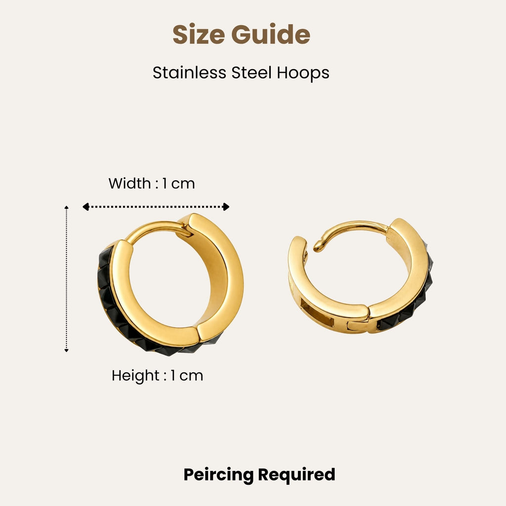 Black Edge Hoops N3VO