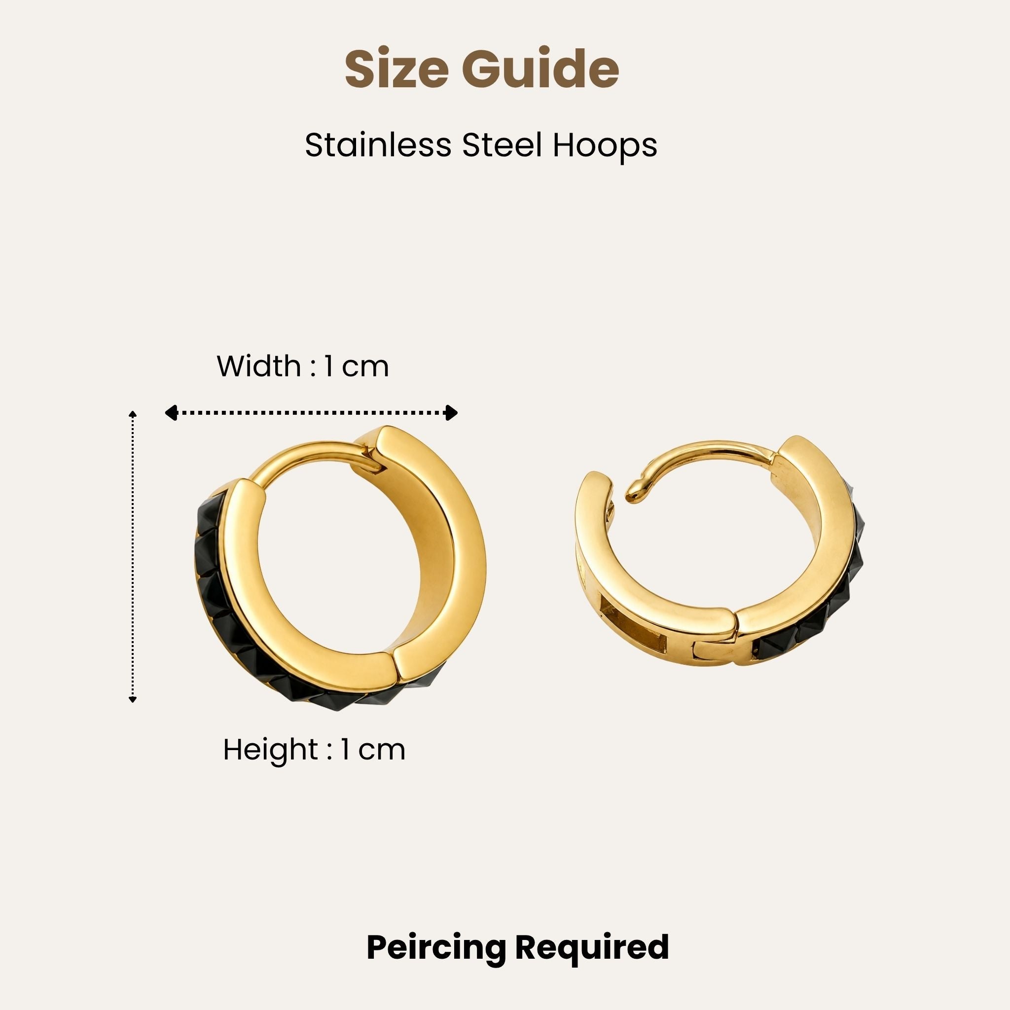 Black Edge Hoops N3VO