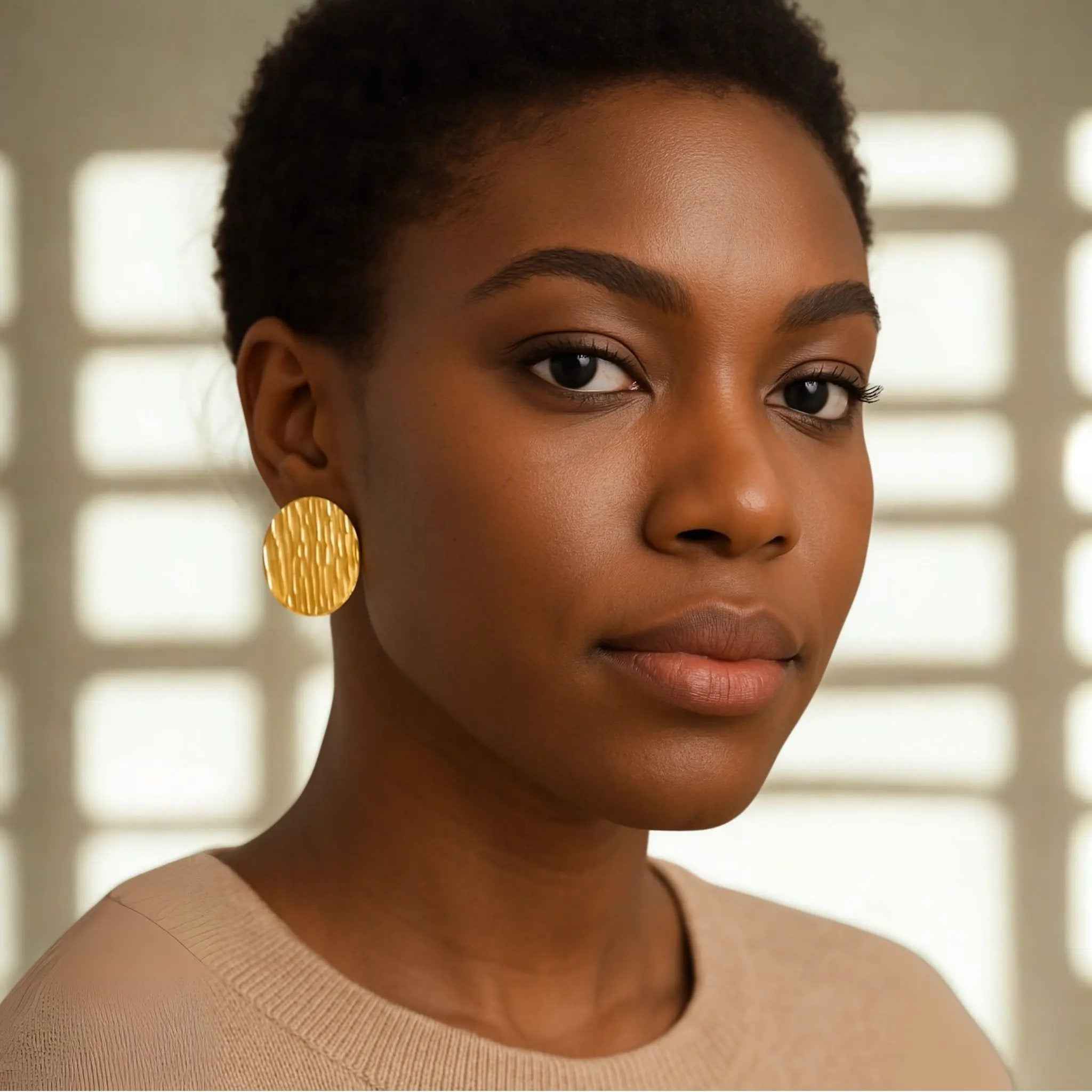 Textured Stud Earrings