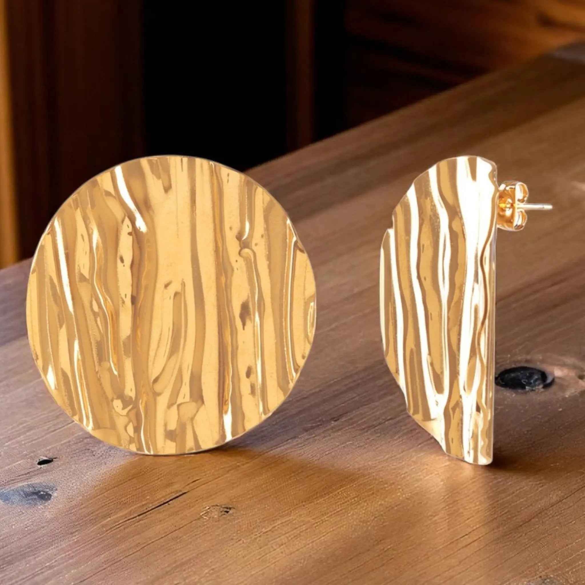 Textured Stud Earrings