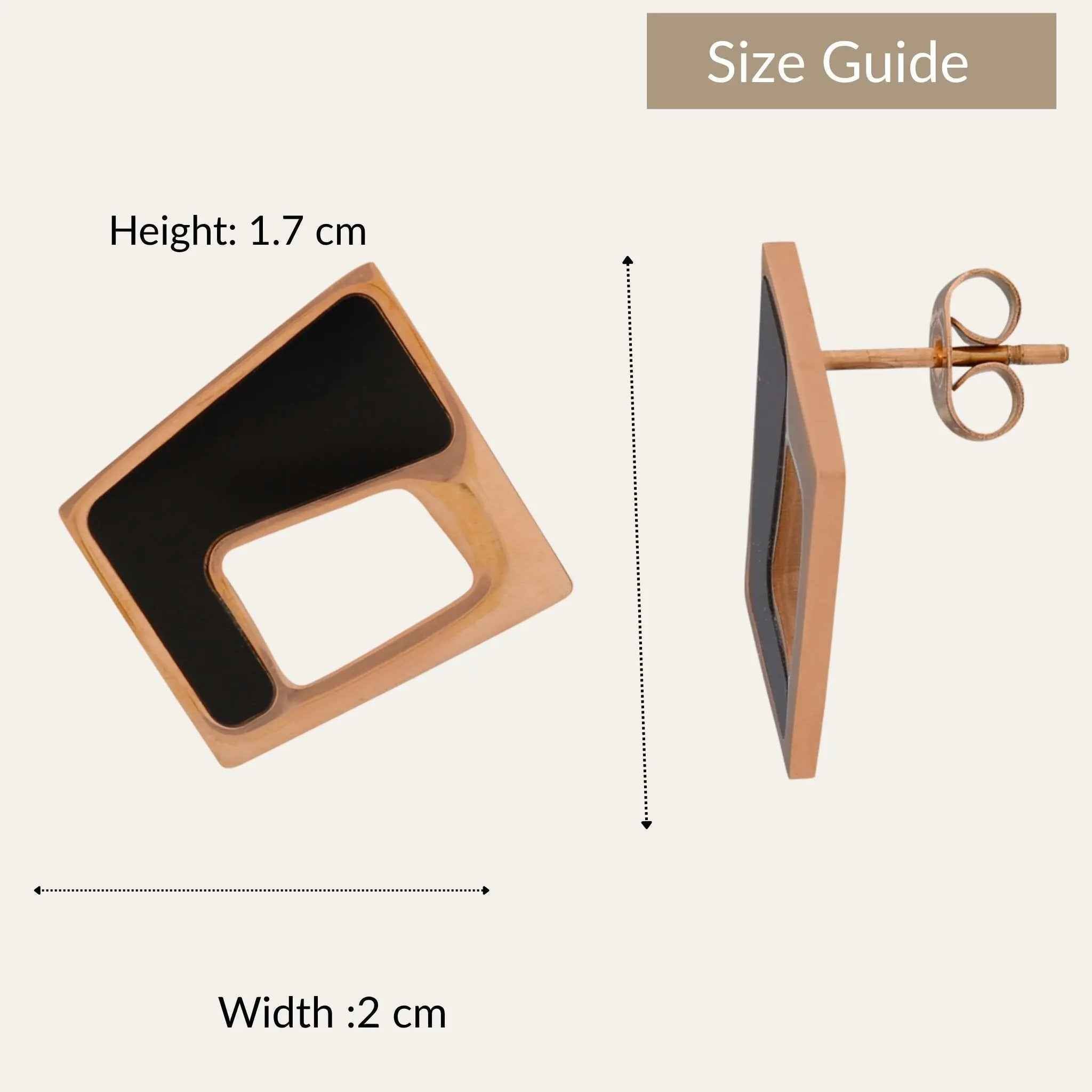Obsidian Edge Studs