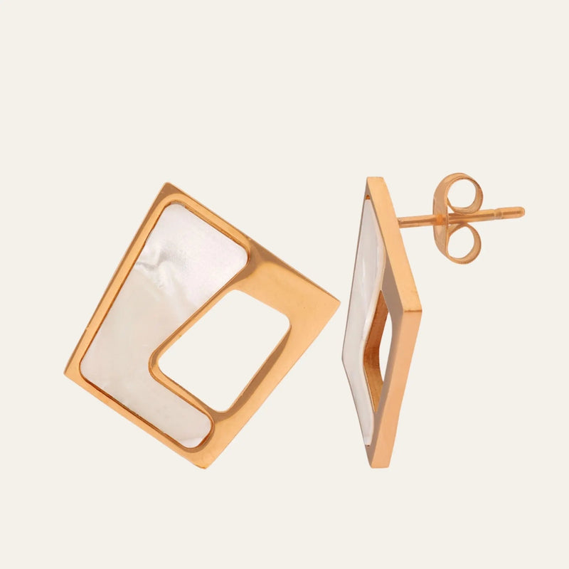Pearl Prism Studs
