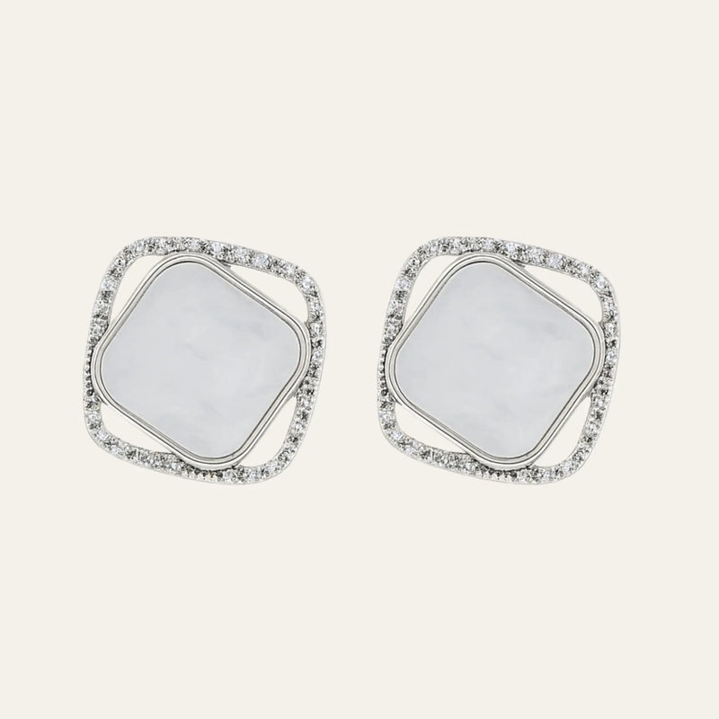 Luxe Pavé Studs