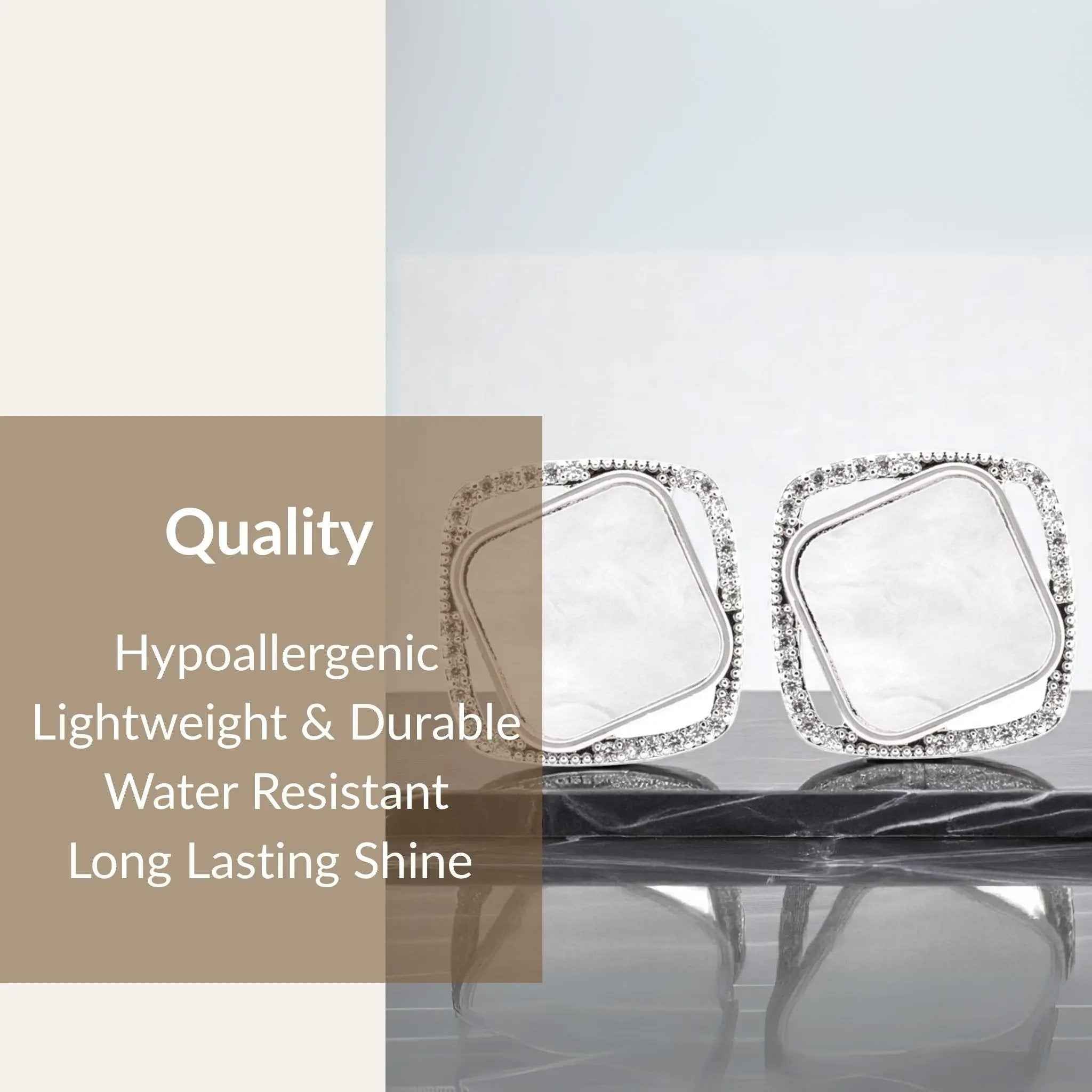 Luxe Pavé Studs
