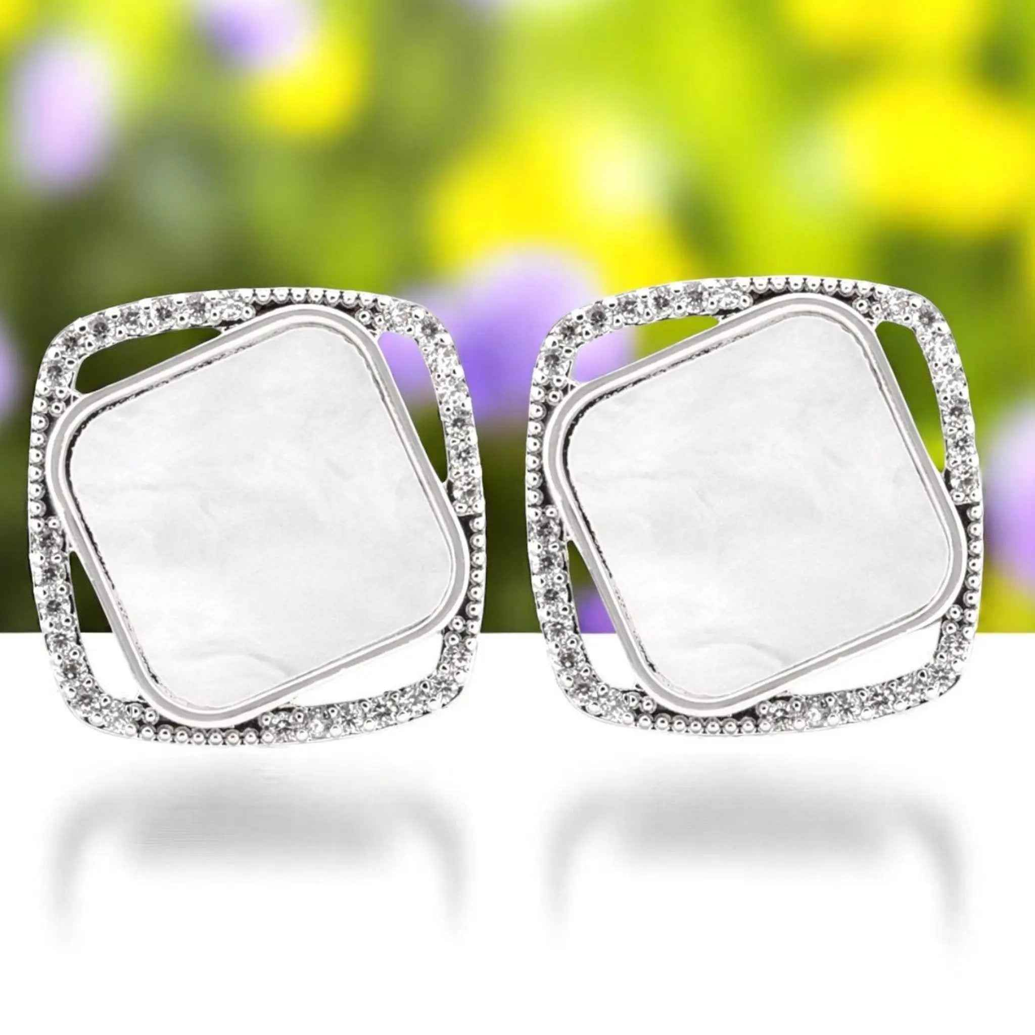 Luxe Pavé Studs