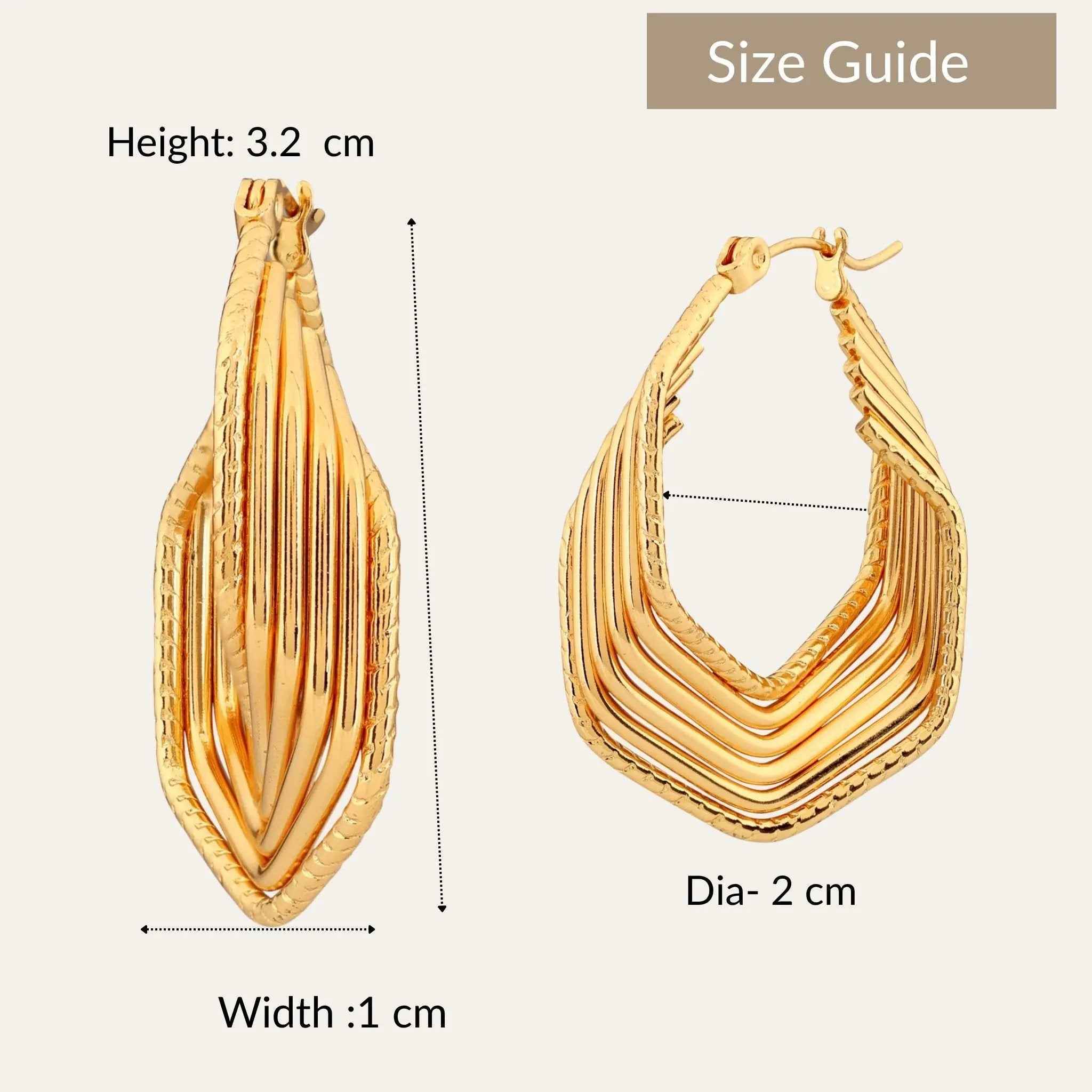 Royale Crest Hoops