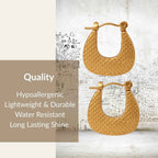 Imperial Crest Hoops