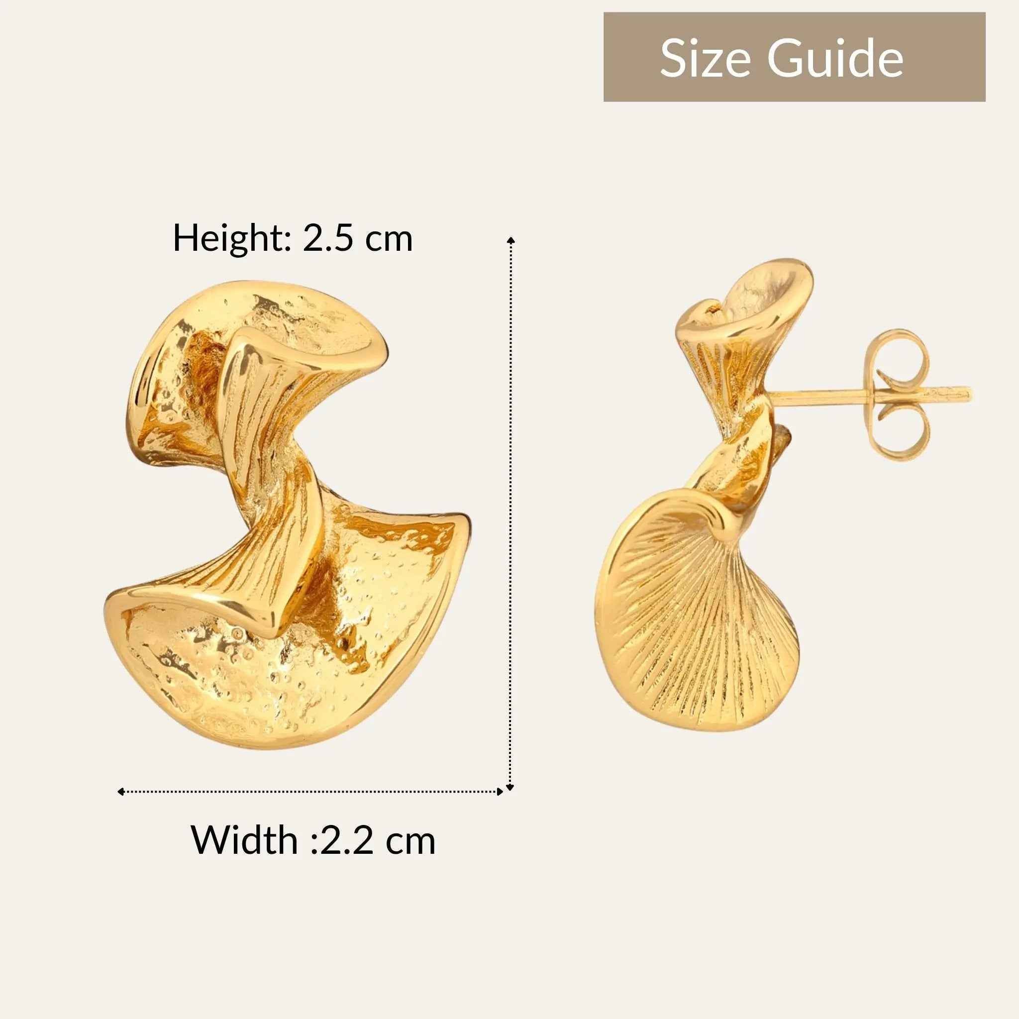 Liquid Gold Studs