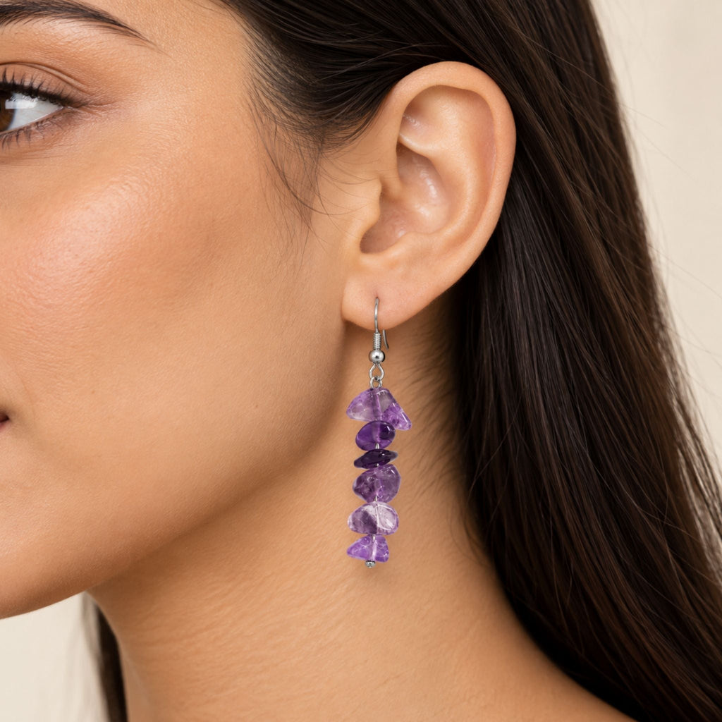 Amethyst Lilac Earrings N3VO