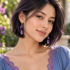 Amethyst Lilac Earrings N3VO