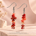Agate Crimson Earrings N3VO