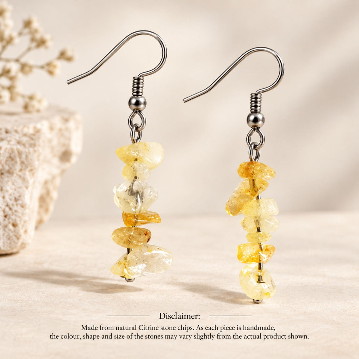 Citrine Honeydew Earrings N3VO