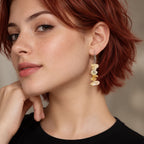 Citrine Honeydew Earrings N3VO
