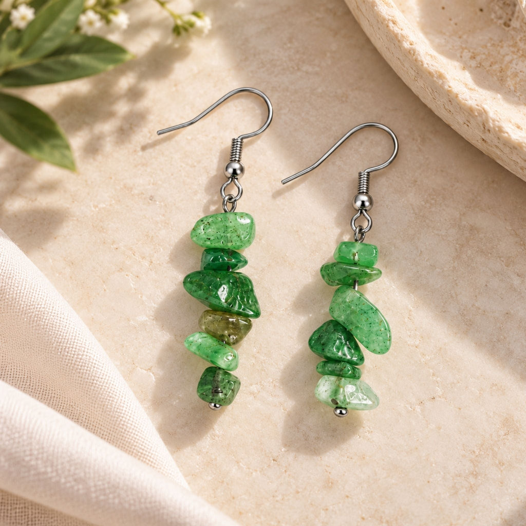 Aventurine Forest Earrings N3VO